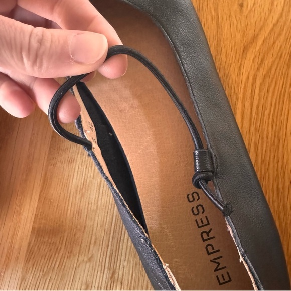 Empress Square Toe Flat Black Ballet Shoe Size EU 42 US 11 - Picture 11 of 15